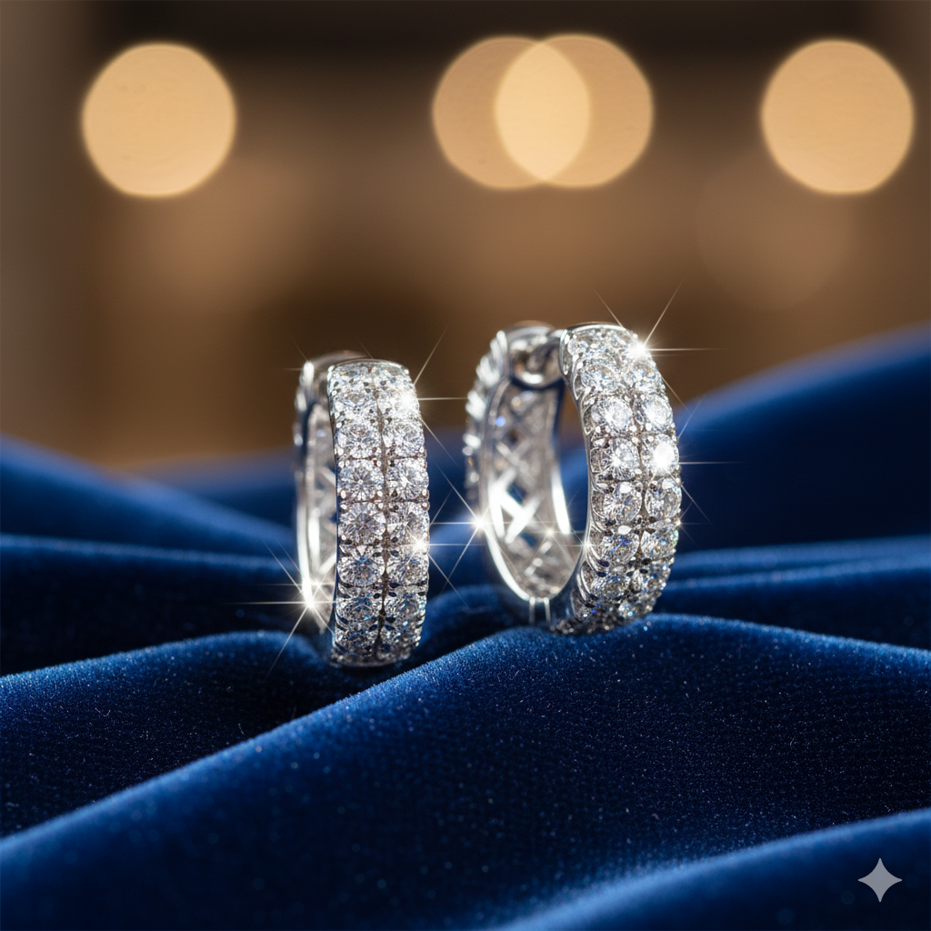 Your Personal Guide to Diamond Hoop Earring Sizes That Truly Suit You